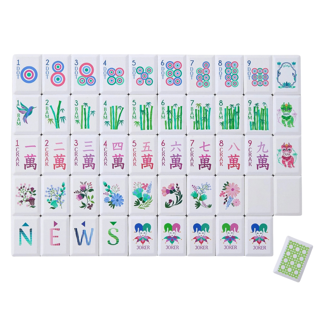 Jardin Debutant Tile Set - Oh My Mahjong | Ships In 1 Business Day