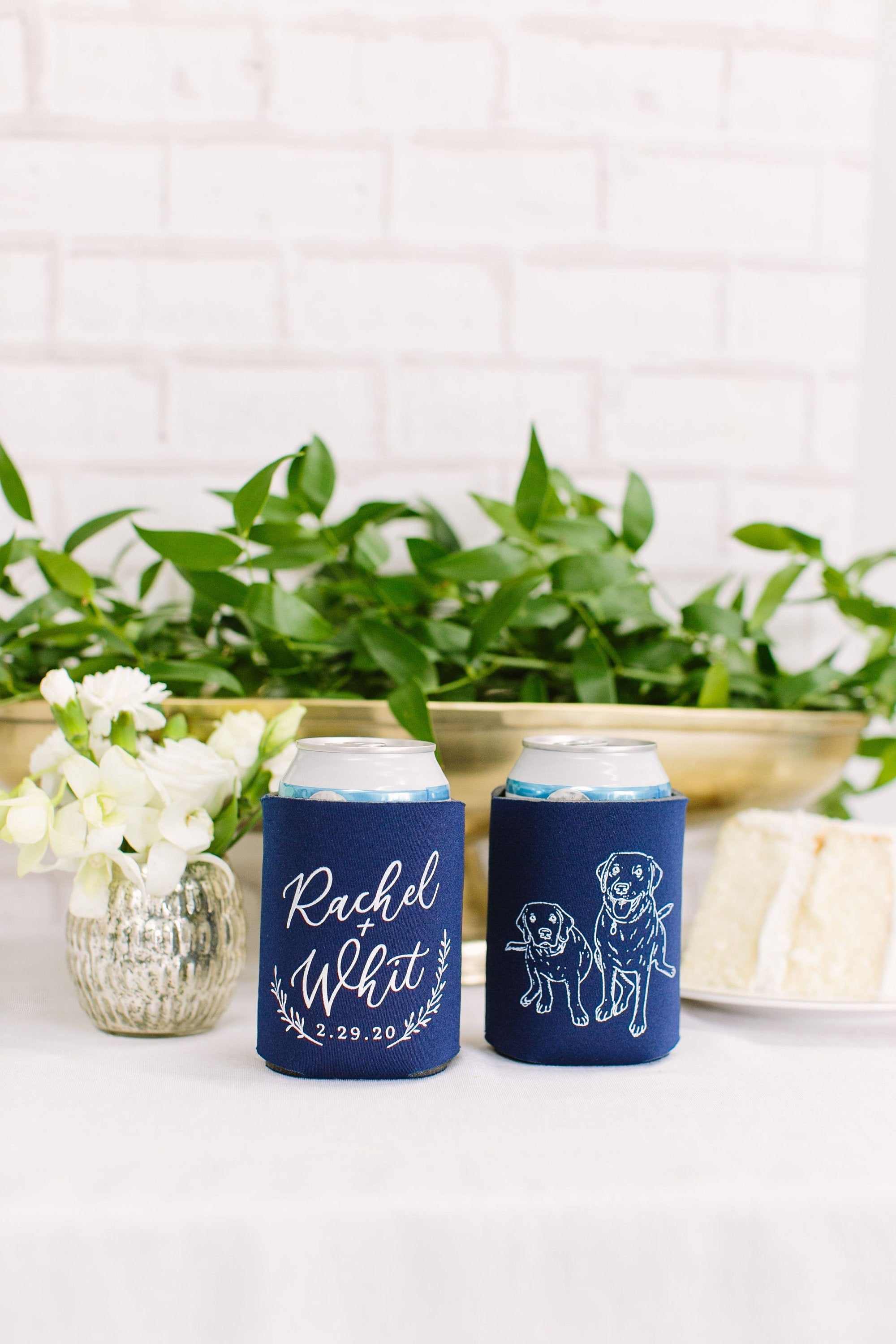 Tall Boy 16oz Wedding Can Cooler #130 - To Love Laughter and Happily E –  Sycamore Studios