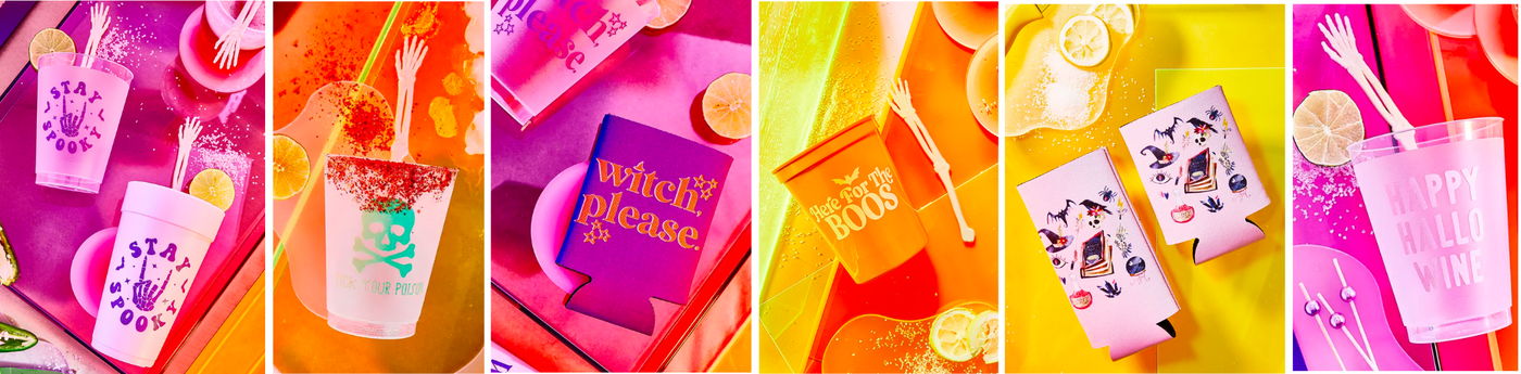 Exclusive Sip Hip Hooray Halloween Cups and Can Coolers