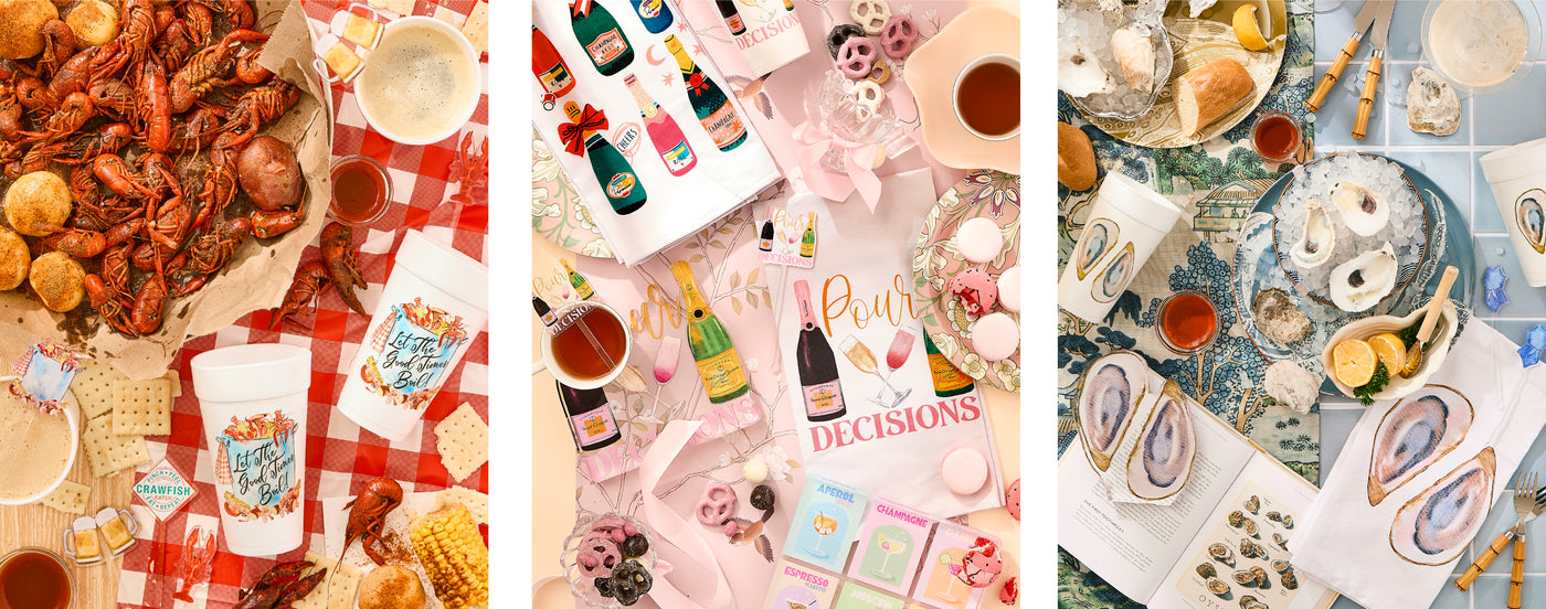 Acrylic Stir Sticks + Acrylic Block Art