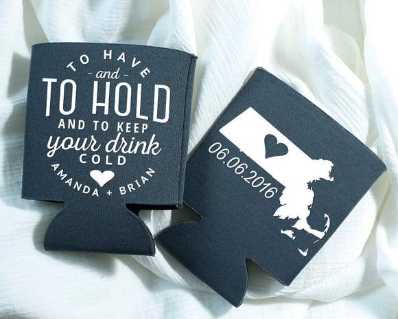 To Have And To Hold Can Coolers