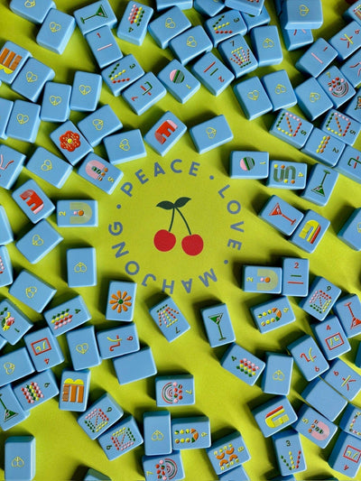 Mod Tiles - French Blue: French Blue | Peace Love Mahjong