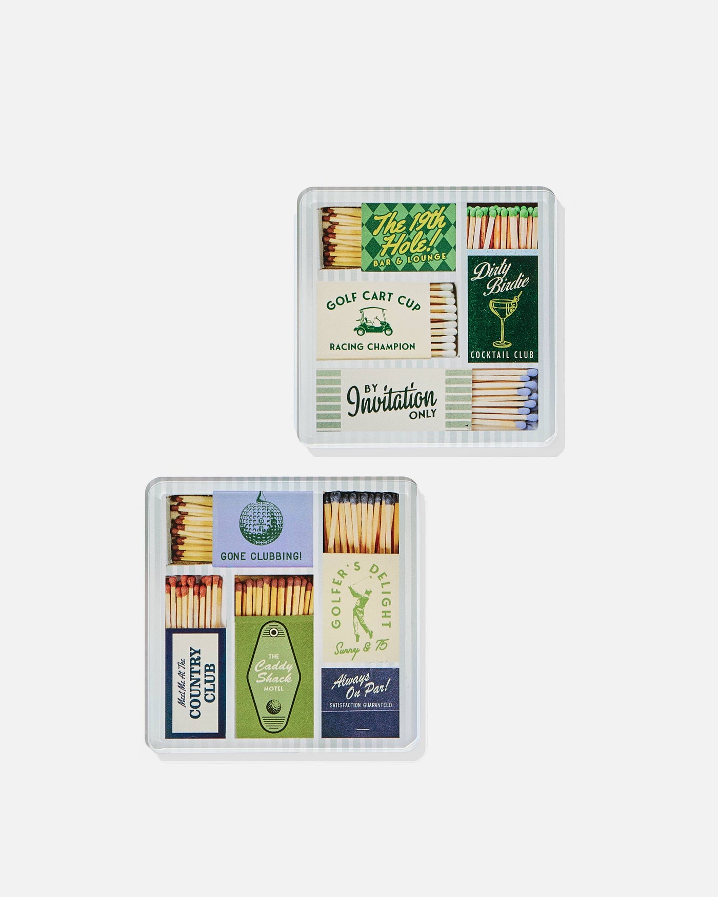 Golf Matchbook Coasters: Individual Coaster | Tart by Taylor