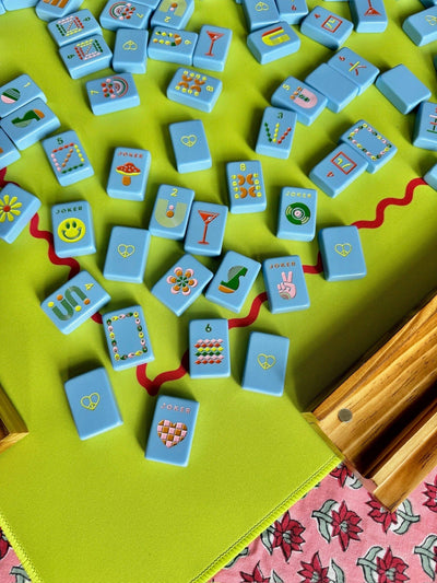 Mod Tiles - French Blue: French Blue | Peace Love Mahjong
