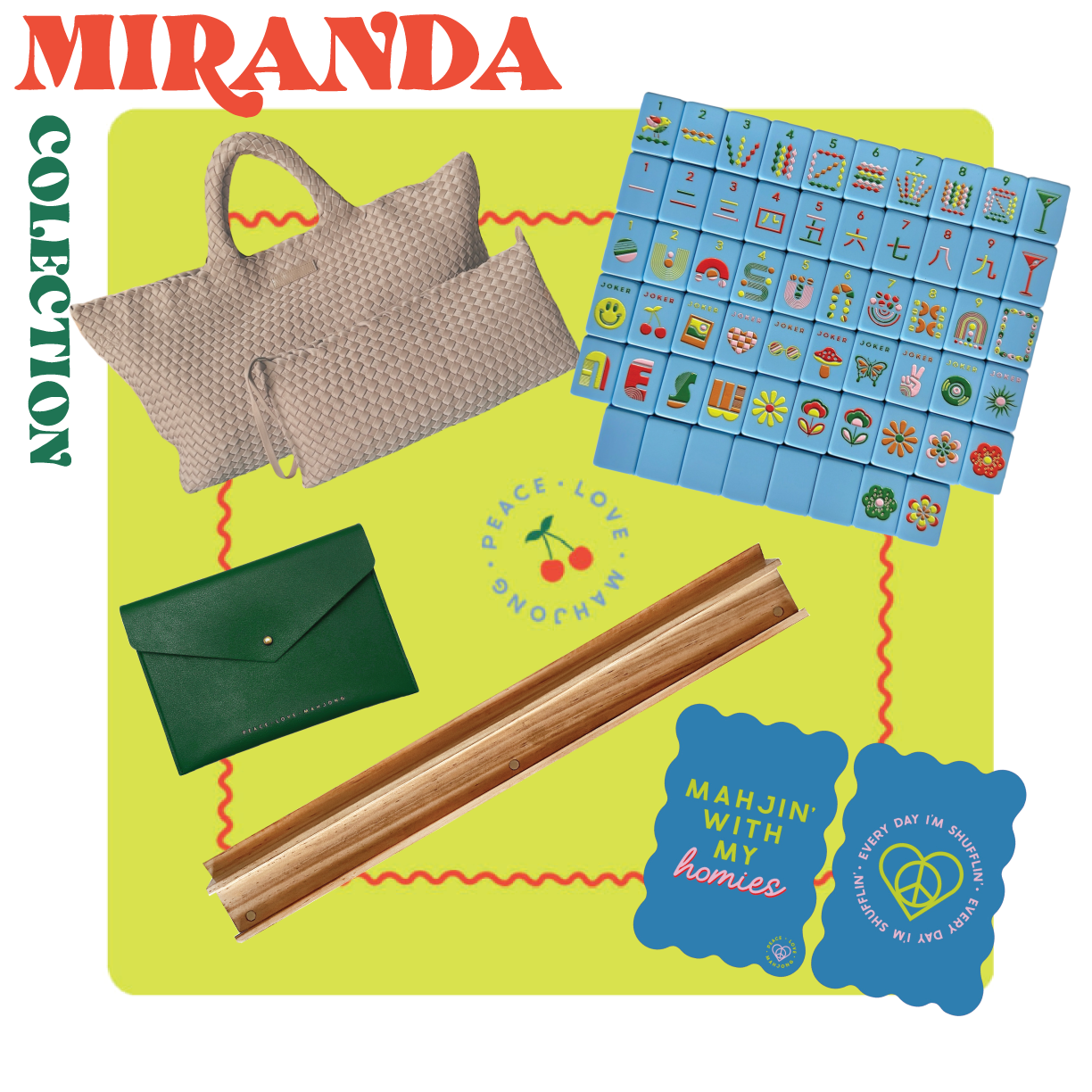 Mod Tiles - French Blue: French Blue | Peace Love Mahjong