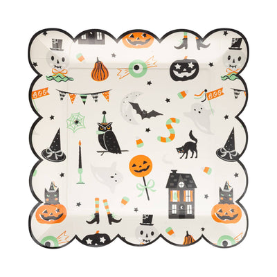 Halloween Tricks & Treats 10" Paper Plate