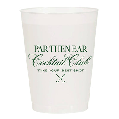 Par Then Bar Frosted Cups- Masters
