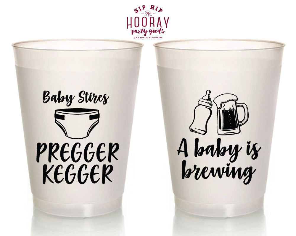 Sip Hip Hooray Baby Shower Gender Reveal Custom Design and Printing