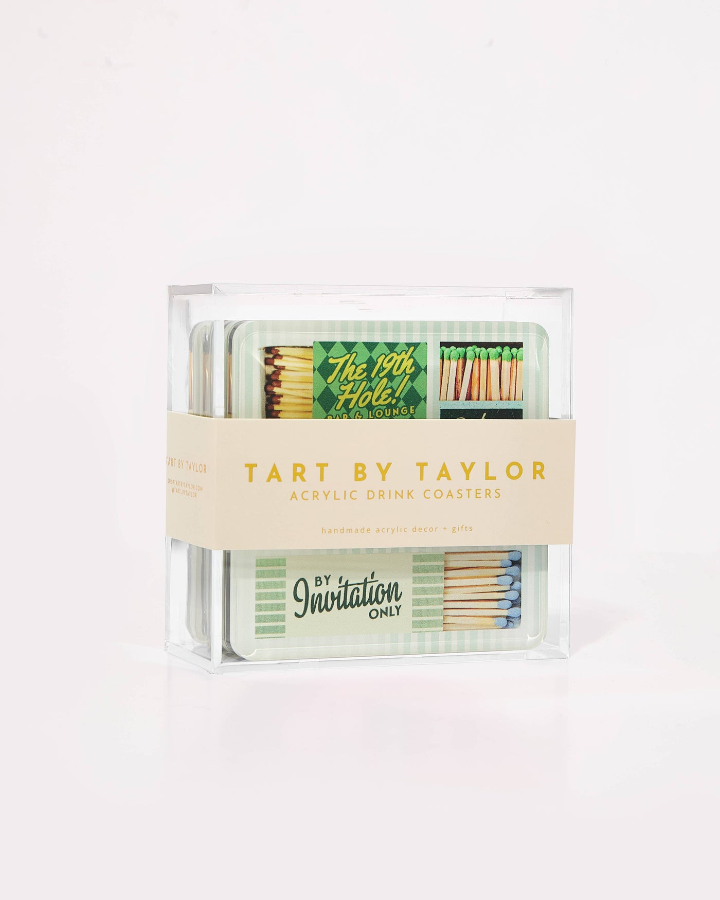 Golf Matchbook Coasters: Individual Coaster | Tart by Taylor