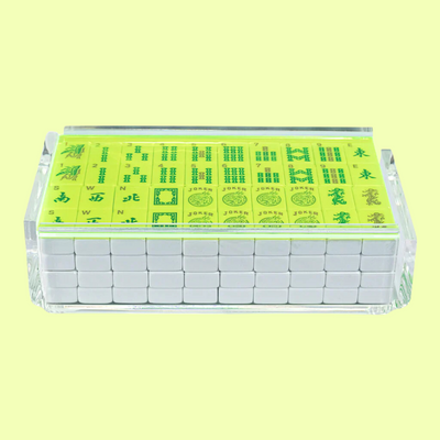 "El Mahjong" Luxe Mahjong - Neon Green