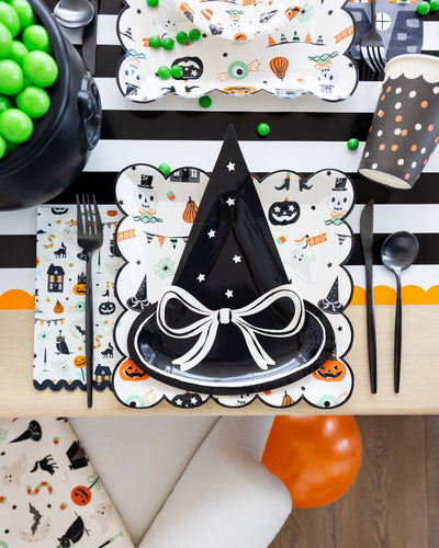 Halloween Tricks & Treats 10" Paper Plate
