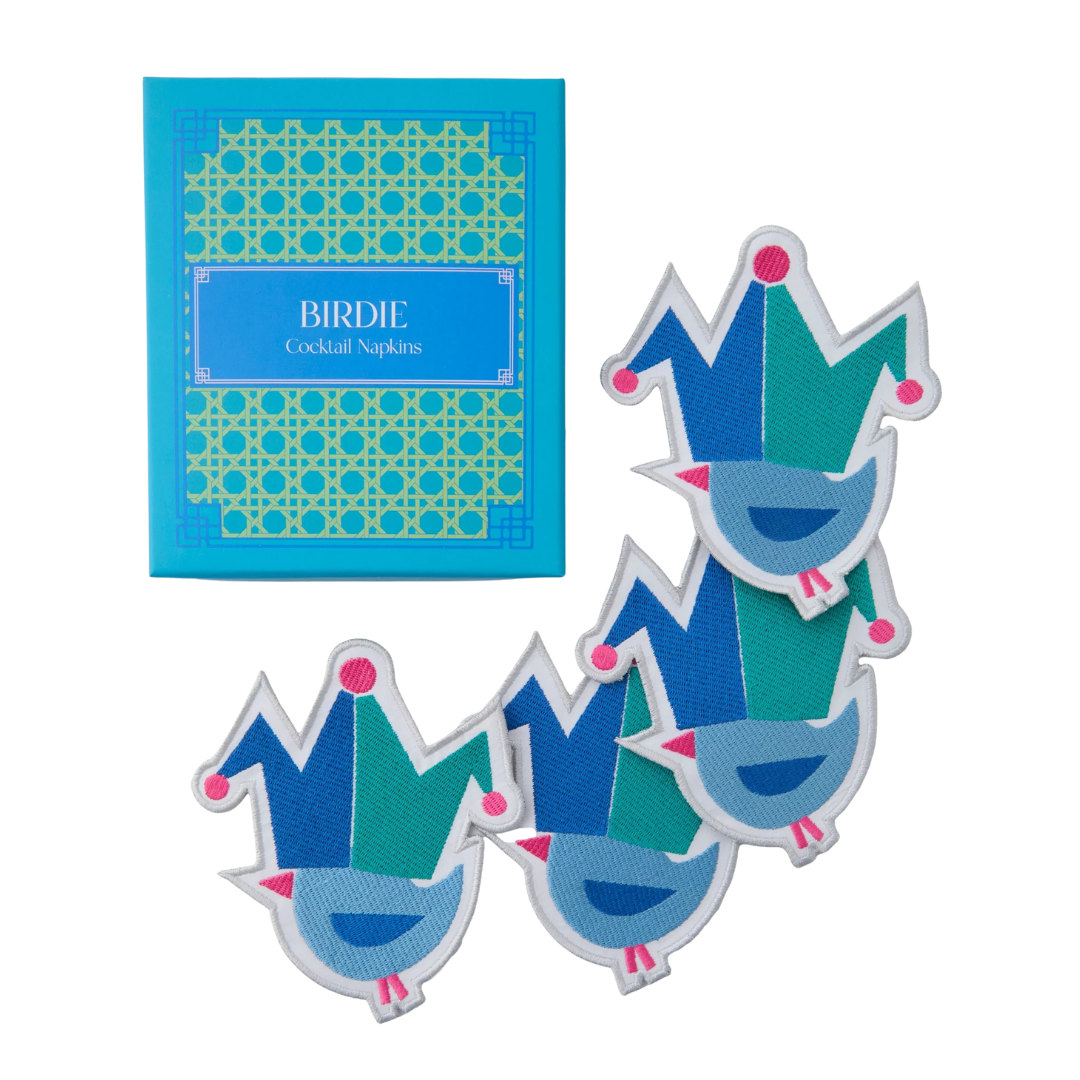 Birdie Cocktail Napkins - Oh My Mahjong