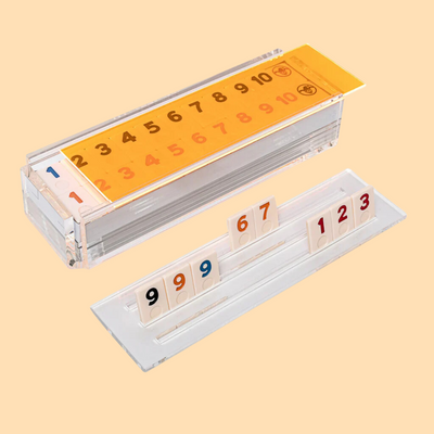 "El Rumi" Rummy Tile Game - Neon Orange