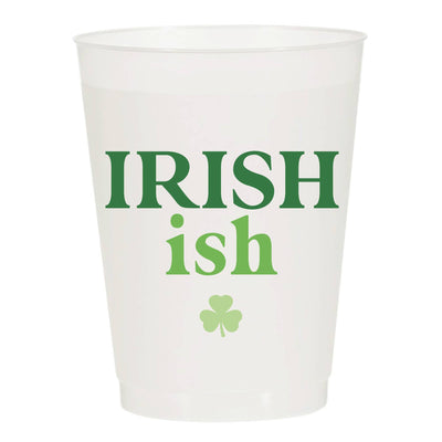 Irish Ish Shamrock Frosted Cups - St Patricks