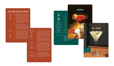 The Essential Cocktail Deck | Laminated Recipe Cards in Storage Box