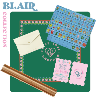 Mod Tiles - French Blue: French Blue | Peace Love Mahjong