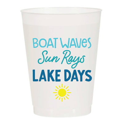 Boat-Waves-Frosted Cups
