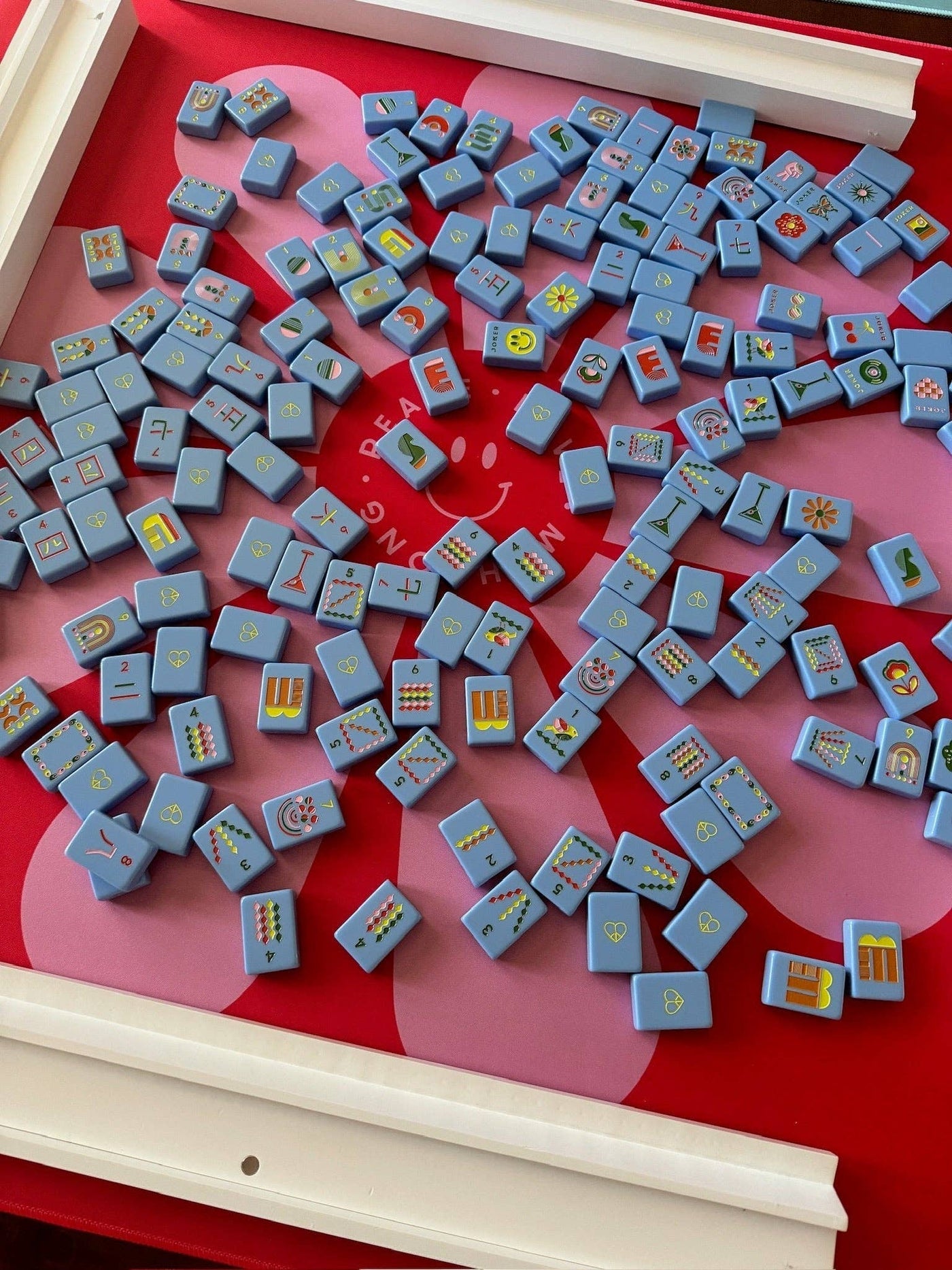 Mod Tiles - French Blue: French Blue | Peace Love Mahjong