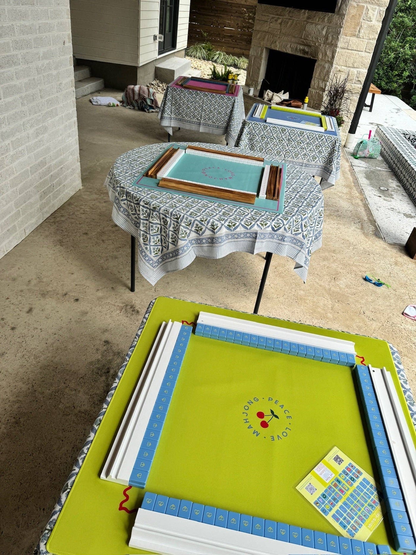 Mod Tiles - French Blue: French Blue | Peace Love Mahjong