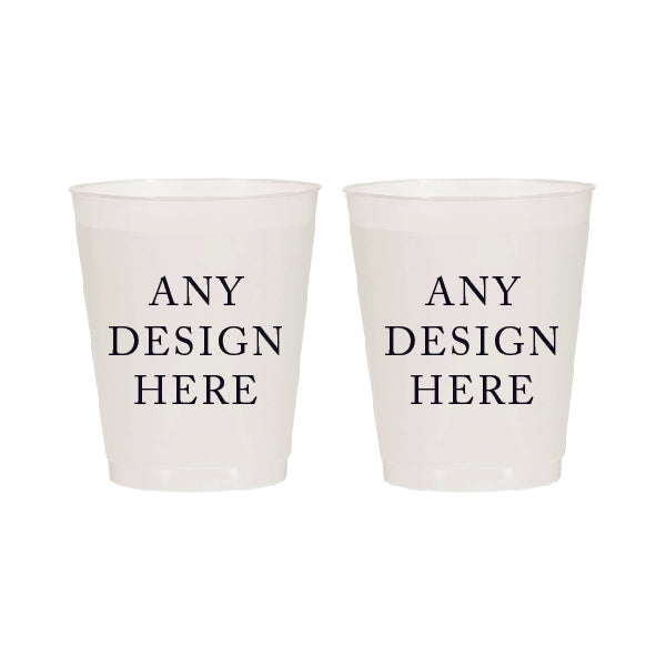 Custom 10oz Frosted Cups
