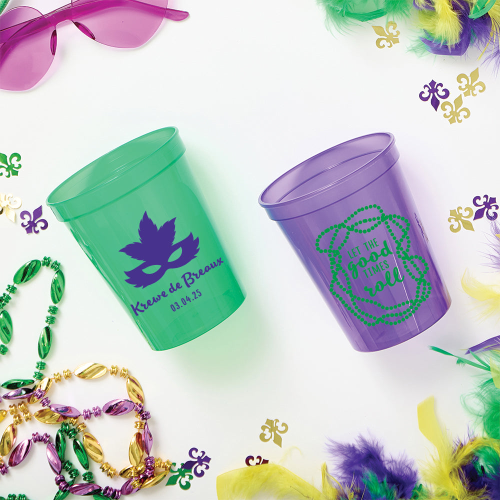 Krewe de Breaux Mardi Gras Stadium Cups