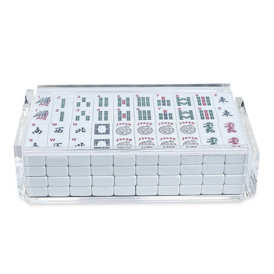 "El Mahjong" Luxe Mahjong Set with Racks - Smoke