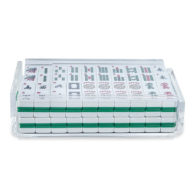 "El Mahjong" Luxe Mahjong Set with Racks - Smoke