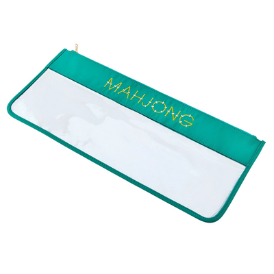 Aqua Bamboo Bag - Oh My Mahjong