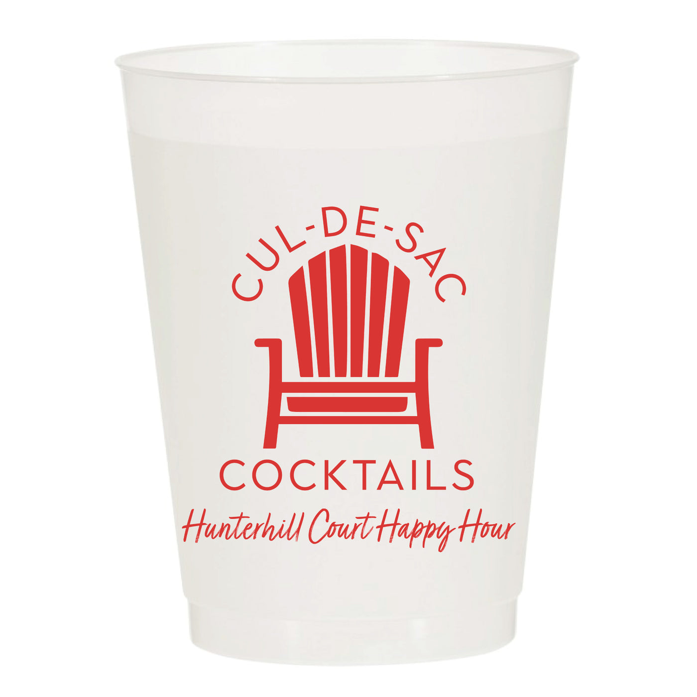 At Home Collection | Custom Christmas Frosted Cups