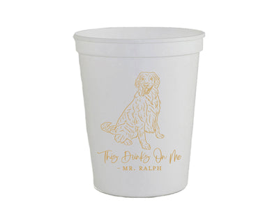 At Home Collection | Custom At Home Pet Drawing Stadium Cups, #2
