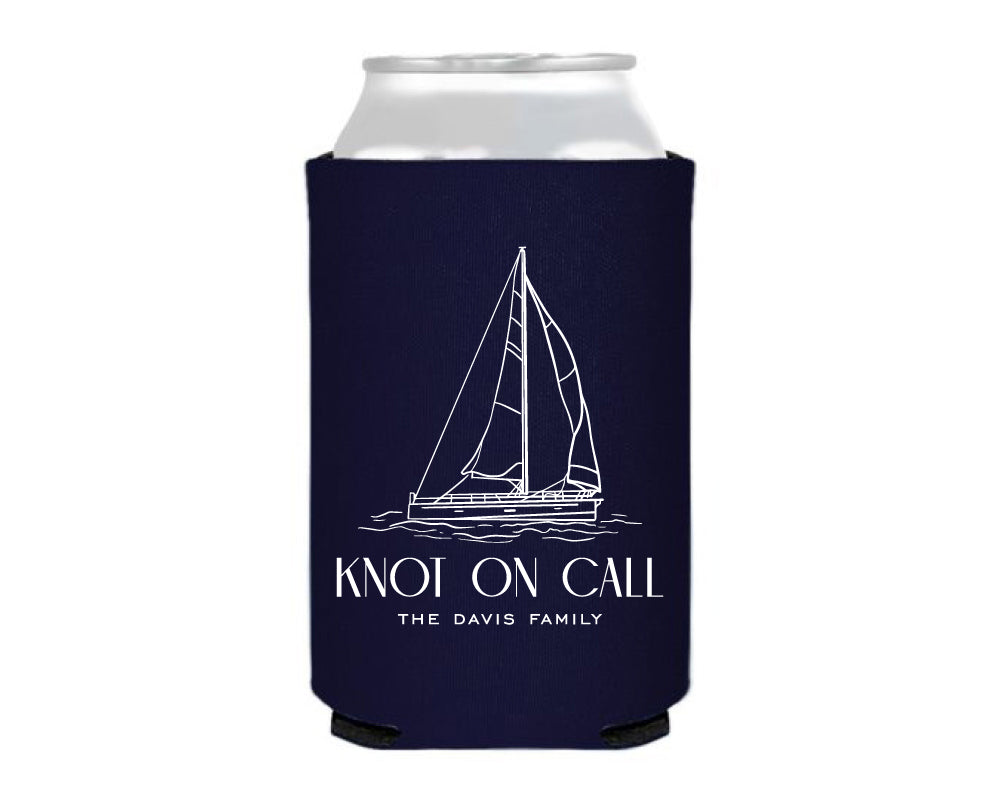 At Home Collection | Custom Boat Drawing Can Coolers, #4