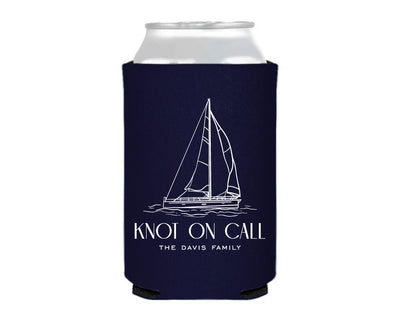 At Home Collection | Custom Boat Drawing Can Coolers, #4