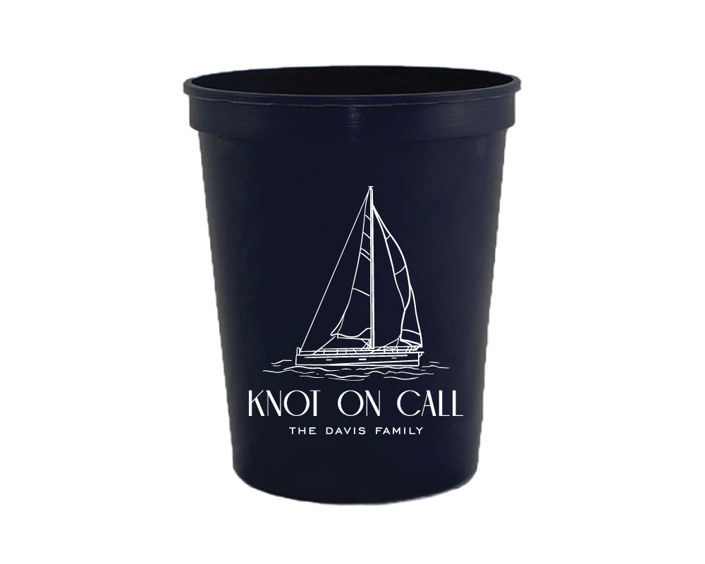 At Home Collection | Custom Boat Drawing Stadium Cups, #4