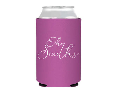 At Home Collection | Custom Last Name Can Coolers, #11