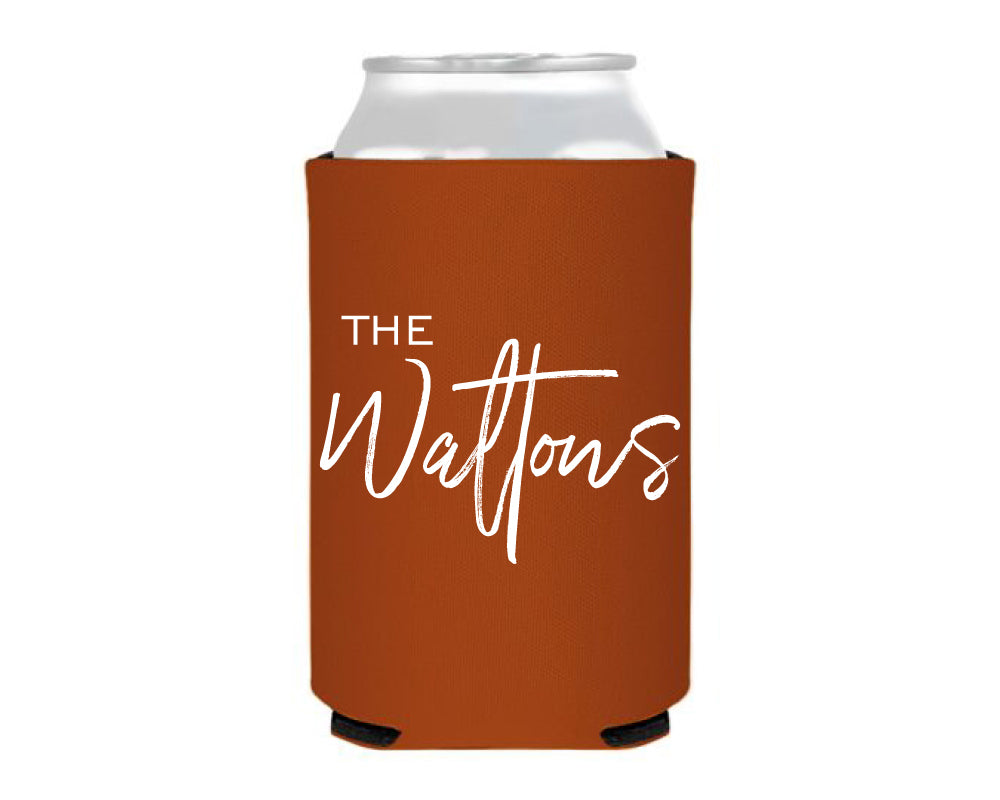 At Home Collection | Custom Last Name Can Coolers #1