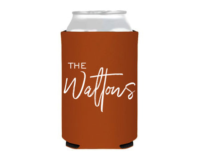 At Home Collection | Custom Last Name Can Coolers #1