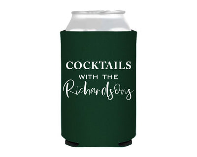 At Home Collection | Custom Last Name Cocktail Can Coolers, #14