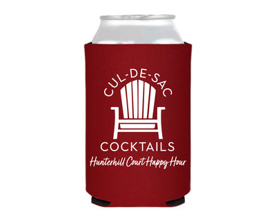 At Home Collection | Custom Last Name Cul-De-Sac Neighborhood Cocktail Can Coolers, #17