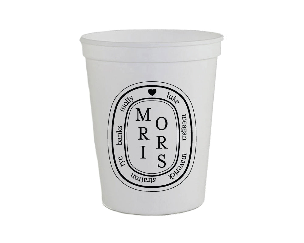 At Home Collection | Custom Last Name Stadium Cups, #10