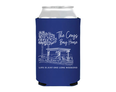 At Home Collection | Custom Vacation Home Drawing Can Coolers, #31