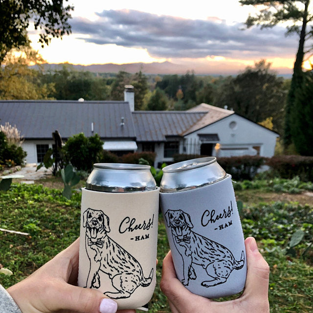 Cheers! Pet Sketch Can Cooler