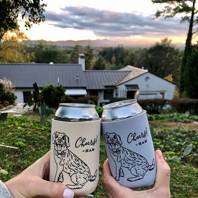 Cheers! Pet Sketch Can Cooler