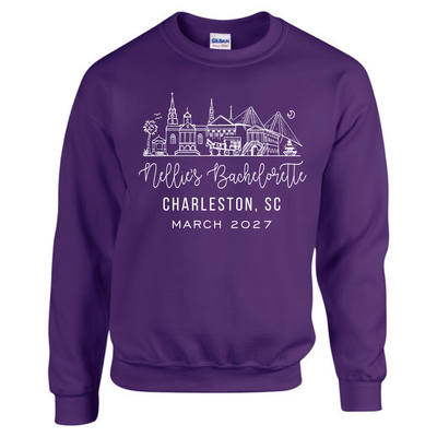 Charleston Skyline Bachelorette Party Sweatshirt
