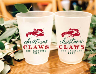 Christmas Claws Lobster Full Color Christmas Cups