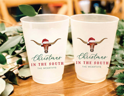 Christmas In The South Full Color Christmas Cups