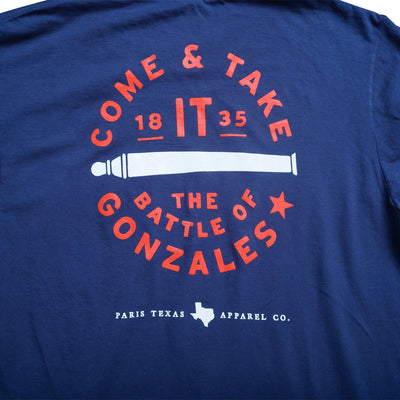 Come and Take It Pocket T-Shirt - Navy