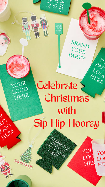 Christmas Neoprene Can Cooler