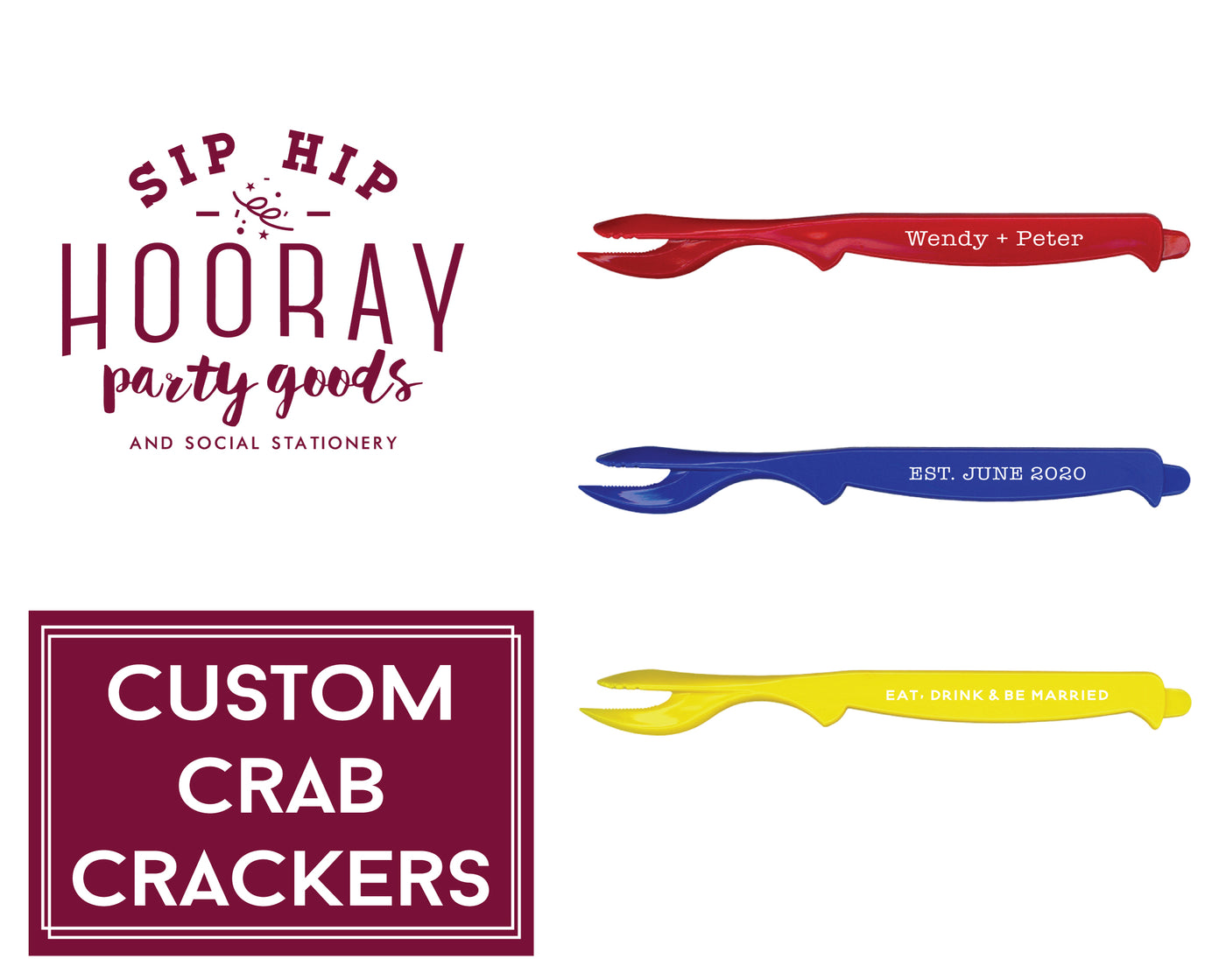 Custom Crab Crackers