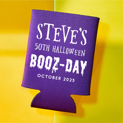 Custom Halloween Party Can Coolers | Design #11