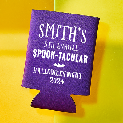 Custom Halloween Party Can Coolers | Design #12
